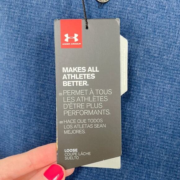 Under Amour Match Play Vented Golf Pant Loose Straight Size 36x32 (34x31) Blue - Picture 8 of 15